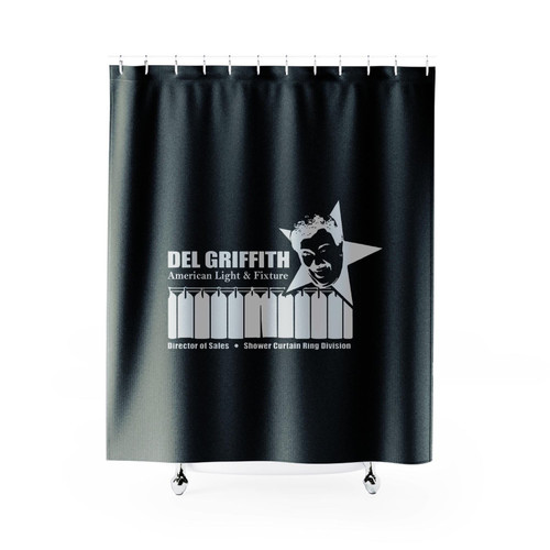John Candy Del Griffith Planes Trains And Automobiles Shower Curtains