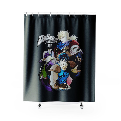 Jojo Bizarre Adventure Dio Brando Jonathan Joestar Shower Curtains