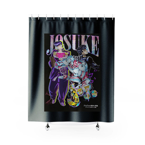 Josuke Higashikata Jojo Adventure Bizarre Shower Curtains