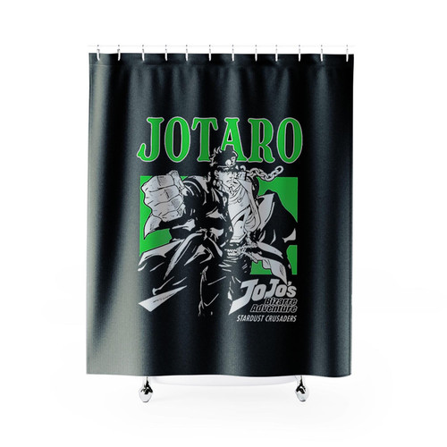 Jotaro Jojo Bizarre Adventure Stardust Shower Curtains