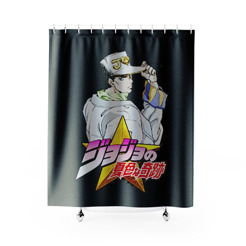 Jotaro Kujo Jojo Bizarre Adventure Giovanna Star Platinum Shower Curtains