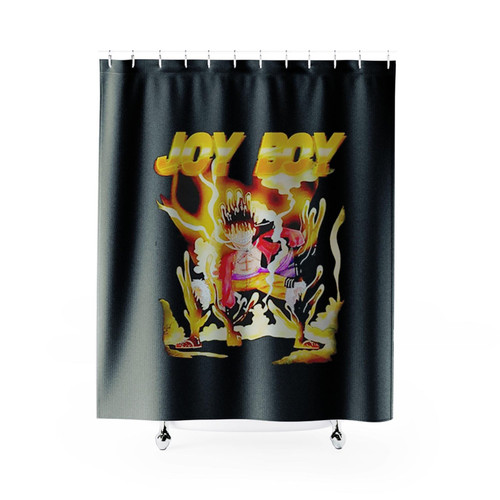 Joy Boy Monkey D Luffy Gear 5 One Piece Shower Curtains