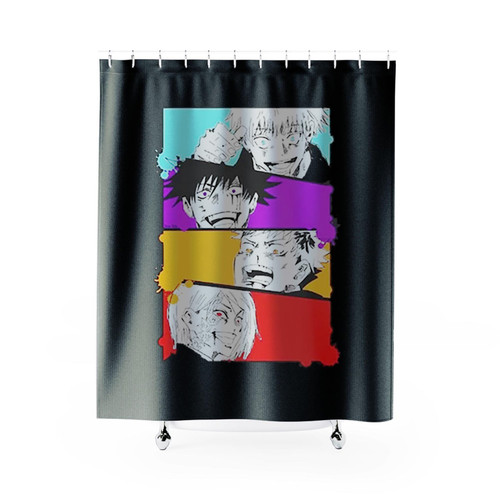 Jujutsu Kaisen The Junior Squad Shower Curtains