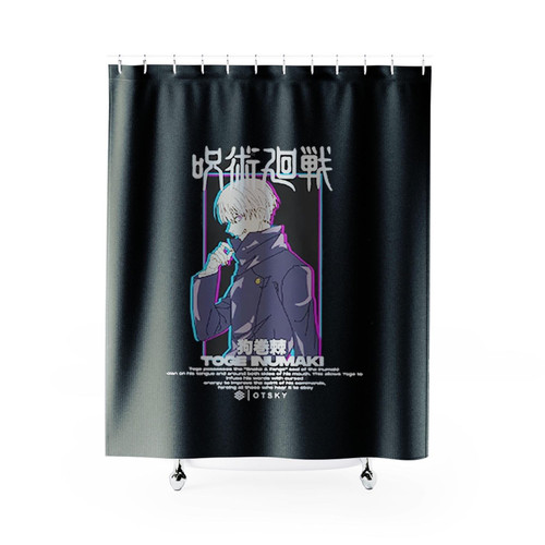 Jujutsu Kaisen Toge Inumaki Shower Curtains