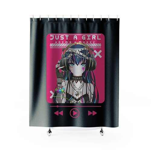 Just A Girl Who Loves Anime And Sketching Shower Curtains