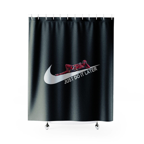 Just Do It Later Shower Curtains Just Do It Later Shower Curtains