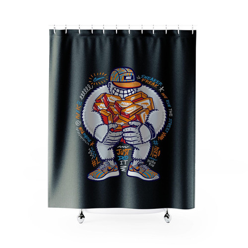 Just Do It Sneaker Freak Shower Curtains Just Do It Sneaker Freak Shower Curtains