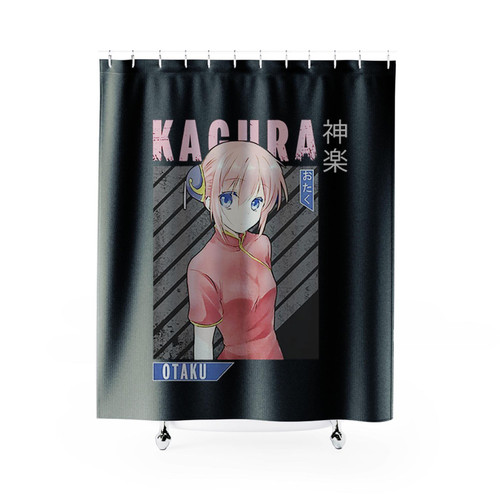 Kagura Gin Tama Shower Curtains
