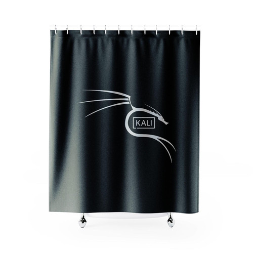 Kali Linux Logo Hacker Geek Nerd Anonymous Shower Curtains