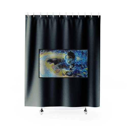 Kamado Tanjiro Demond Slayer Starry Night Shower Curtains