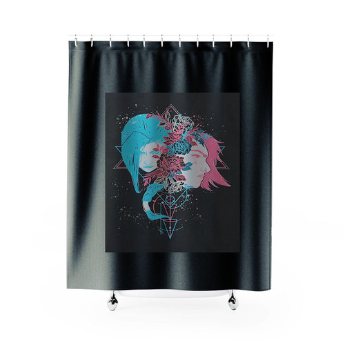 Arcane Jinx And Vi Shower Curtains