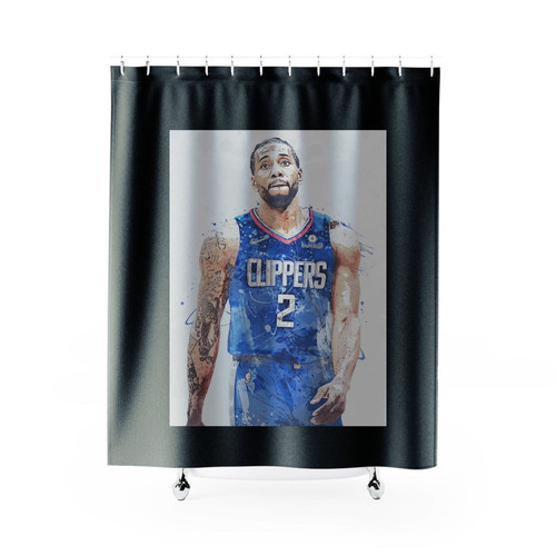 Kawhi Leonard La Clippers Shower Curtains