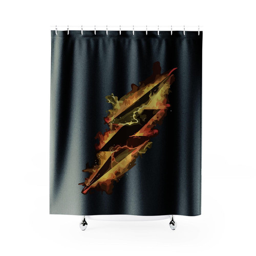 Keep Moving Flash Superhero Shower Curtains
