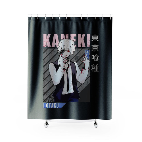 Ken Kaneki Tokyo Ghoul The Skull Otaku Shower Curtains