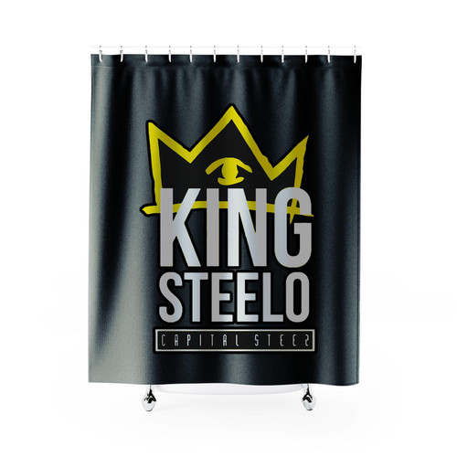 King Steelo King Steelo Capital Steez Shower Curtains