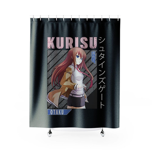 Kurisu Makise Steins Gate Otaku Shower Curtains