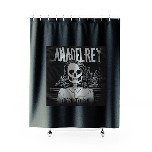Lana Del Rey Born To Die Skulls Shower Curtains