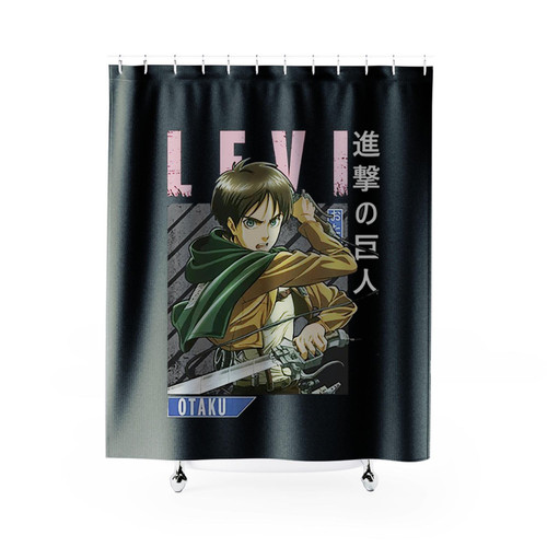 Levi Ackerman Vintage Anime Shower Curtains