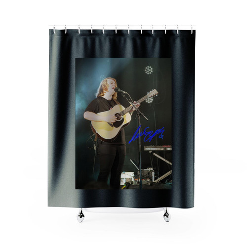 Lewis Capaldi Signed Autograph Shower Curtains