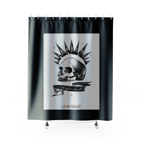 Life Is Strange Misfit Skulls Shower Curtains