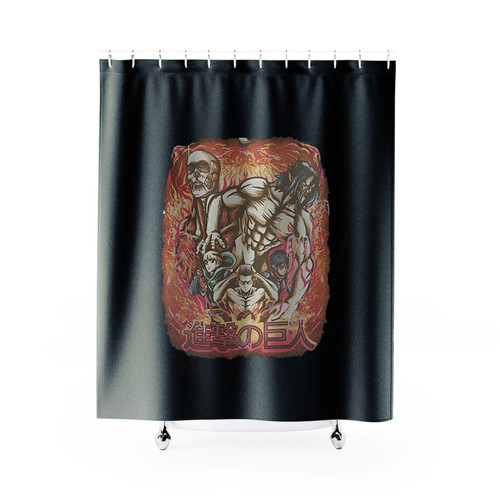 Attack On Titan Hero Aot Shower Curtains