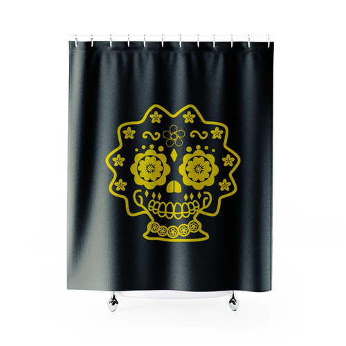 Lisa Simpson Day Of The Dead Shower Curtains