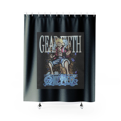 Luffy Gear Fifth One Piece Monkey D Luffy Shower Curtains