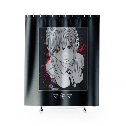 Makima Devil Chainsaw Man Shower Curtains