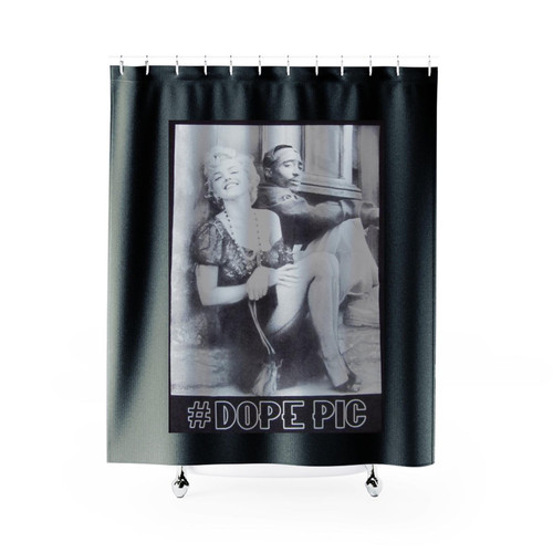 Marilyn Monroe Tupac Shakur Shower Curtains