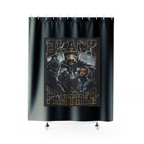 Marvel Black Panther Wakanda Forever Shower Curtains