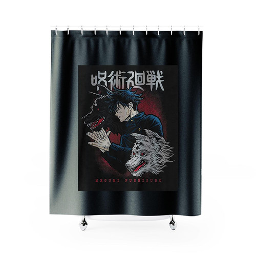 Megumi Fushiguro Shower Curtains