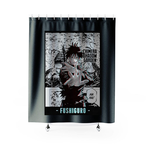 Megumi Fushiguro Comic Shower Curtains