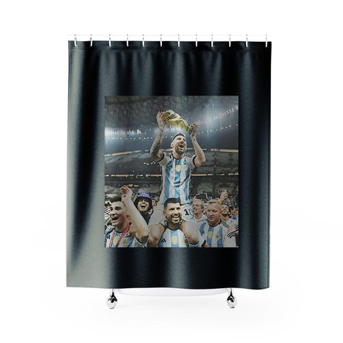 Messi World Cup Picture Shower Curtains