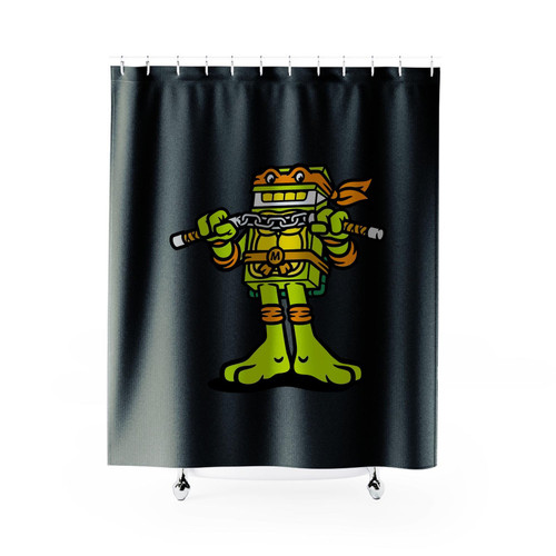 Michelangelo Ninja Turtles Cute Shower Curtains