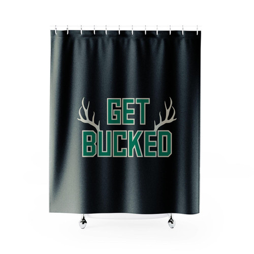 Milwaukee Get Bucked Shower Curtains