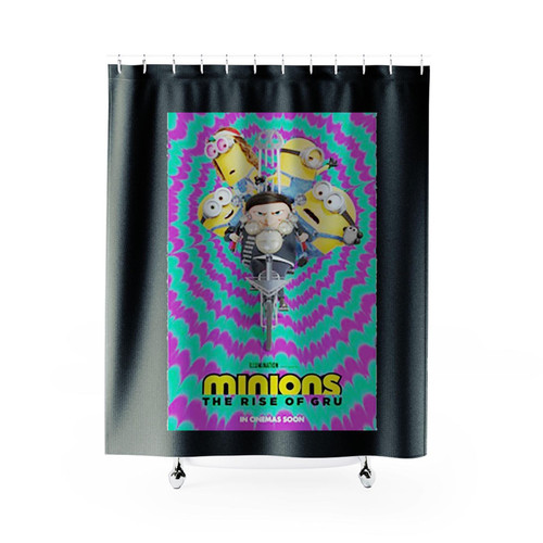 Minions The Rise Of Gru Dispicable Me Sequel Prequel Shower Curtains