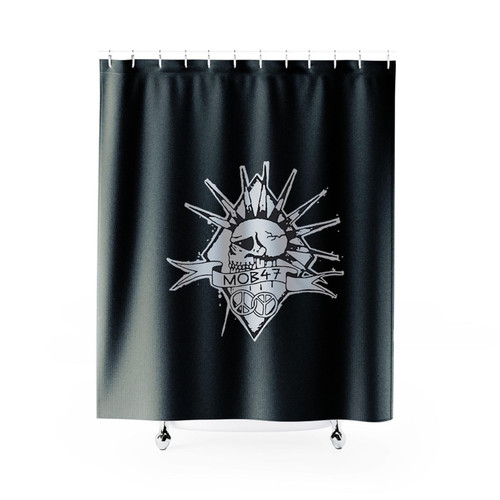 Mob 47 Crust Hardcore Punk Shower Curtains