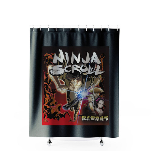 Ninja Scroll Shower Curtains