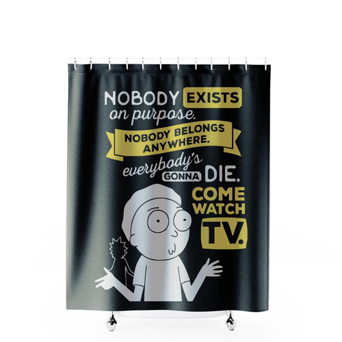 Nobody Exists On Shower Curtains