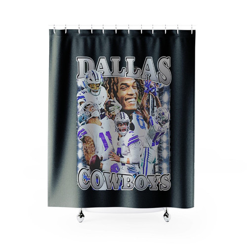 Dallas Texas Football Team Shower Curtains