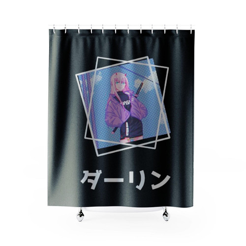 Darling Cute Anime Girl Shower Curtains