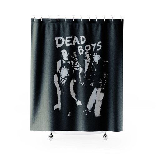 Dead Boys Black Shower Curtains Dead Boys Black Shower Curtains