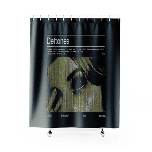 Deftones Cat Shower Curtains