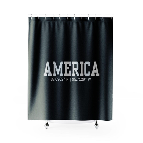America Coordinates Shower Curtains