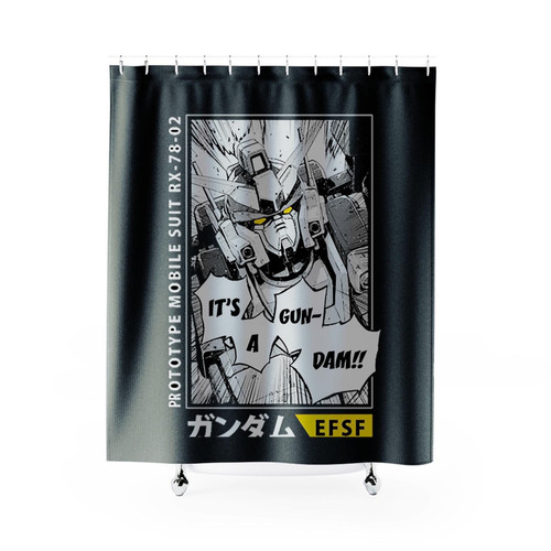 Mobile Suit Gundam Gundam Rx 78 Shower Curtains