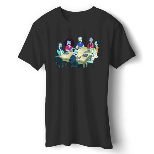 Community Rick And Morty Style Man's T-Shirt