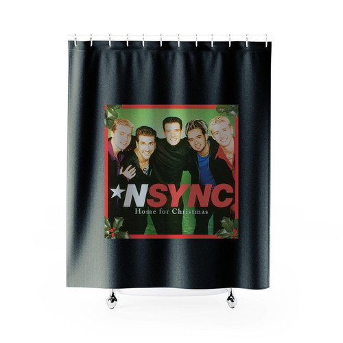 Nsync Home For Christmas Shower Curtains