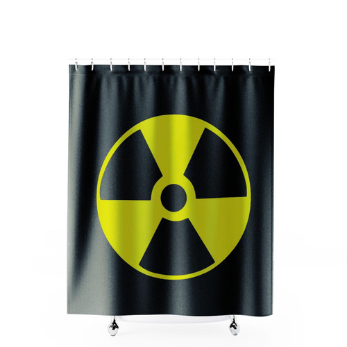 Nuclear Radiation Warning Shower Curtains