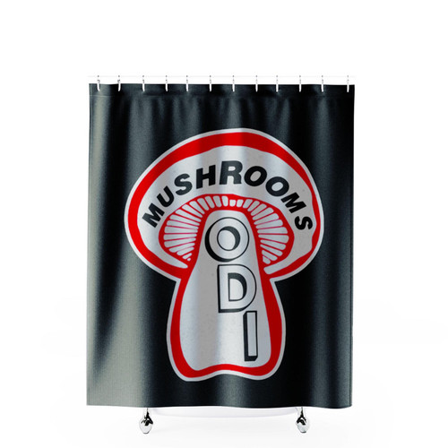 Odi Mushrooms Bmx Shower Curtains