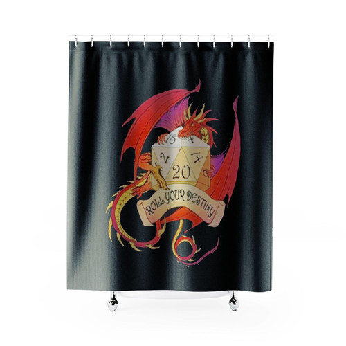 Dungeons And Dragons Roll Your Destiny Shower Curtains